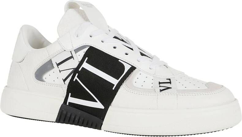 Valentino Garavani Witte Leren Sneaker Vl7N White Heren