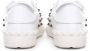 Valentino Garavani Witte Leren Sneakers met Stud Details White Heren - Thumbnail 5