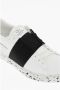 Valentino Garavani Witte Leren Sneakers met Zwarte Detail White Dames - Thumbnail 4