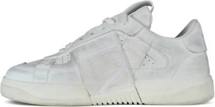 Valentino Garavani Witte Leren Vl7N Sneakers White Heren