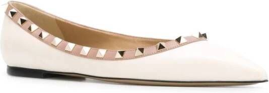 Valentino Garavani Witte platte schoenen White Dames