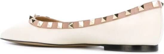 Valentino Garavani Witte platte schoenen White Dames