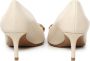 Valentino Garavani Witte puntige pumps met 7 cm hak Beige Dames - Thumbnail 3