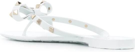 Valentino Garavani Witte sandalen met Rockstud-versiering White Dames