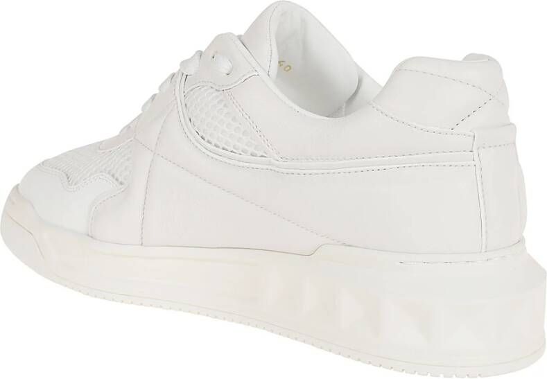 Valentino Garavani Stijlvolle Witte Sneaker One Stud White Heren