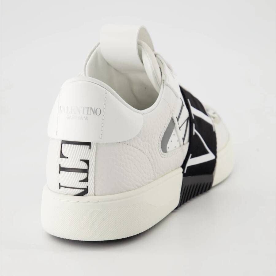 Valentino Garavani Witte Sneakers van Korrelig Leer White Heren