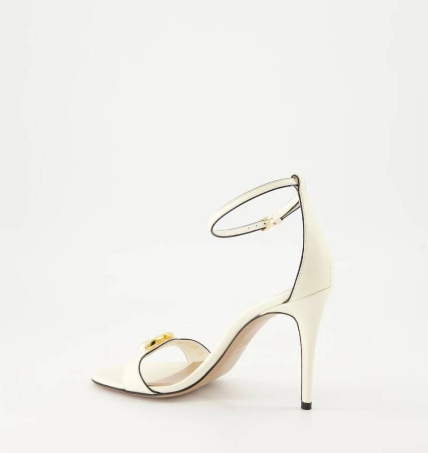 Valentino Garavani Witte VLogo hoge hakken sandalen White Dames