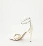 Valentino Garavani Witte VLogo hoge hakken sandalen White Dames - Thumbnail 3