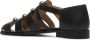 Valentino Garavani Zwarte Cage Sandalen met Metalen Details Black Heren - Thumbnail 3