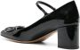 Valentino Garavani Zwarte hak sandalen Black Dames - Thumbnail 2