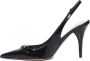 Valentino Garavani Zwarte Hak Slingback Schoenen Black Dames - Thumbnail 4