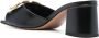 Valentino Garavani Zwarte Leren Logo Sandalen Black Dames - Thumbnail 6