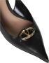 Valentino Garavani Zwarte Leren Moon Logo Slingback Pumps Black Dames - Thumbnail 3