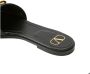 Valentino Garavani Zwarte Leren Slide Sandalen Black Dames - Thumbnail 4