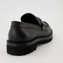 Valentino Garavani Zwarte leren VLogo Mocassins Black - Thumbnail 5