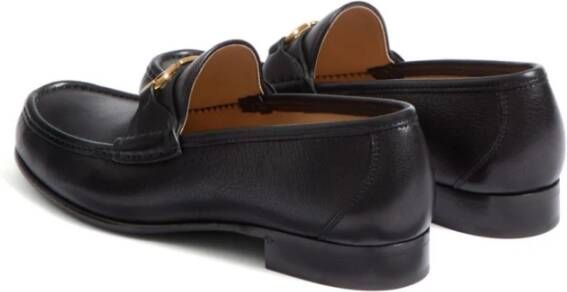 Valentino Garavani Zwarte Loafer Schoenen Elegante Stijl Black Heren