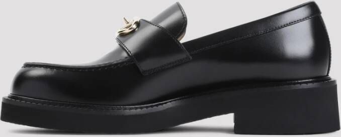 Valentino Garavani Zwarte Loafer Schoenen voor Vrouwen Black Dames