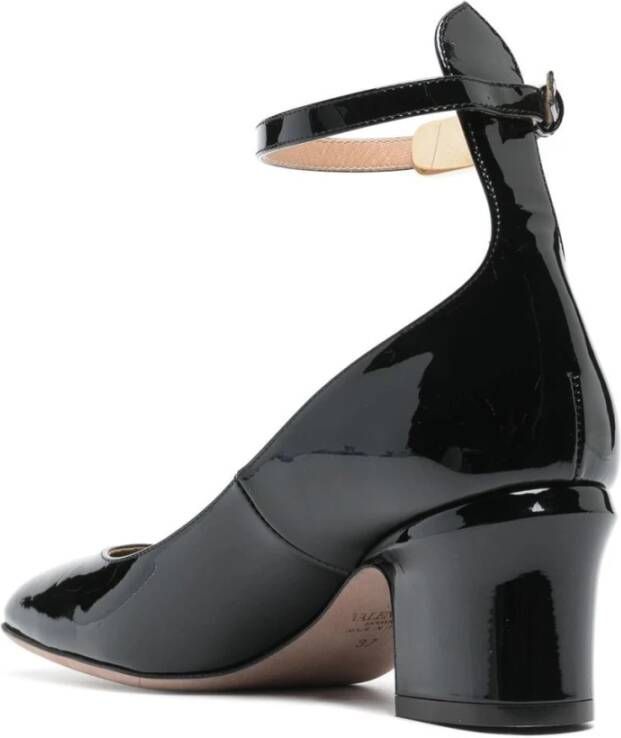 Valentino Garavani Zwarte Patentleren Gesp Pumps Black Dames