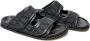 Valentino Garavani Zwarte Platte Sandalen Iconographe Aw24 Black Heren - Thumbnail 2