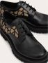 Valentino Garavani Zwarte platte schoenen Derby Iconographe Black Heren - Thumbnail 5