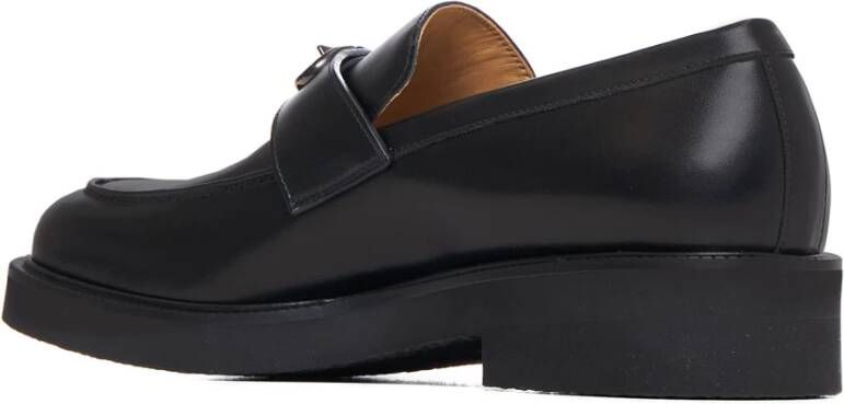 Valentino Garavani Zwarte platte schoenen Elegante stijl Black Heren