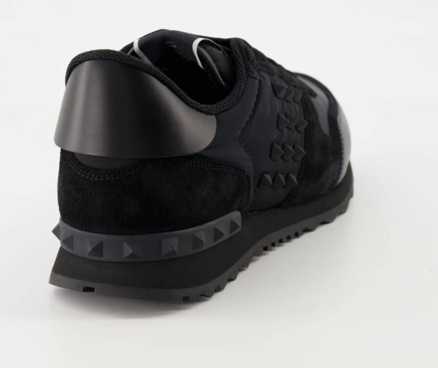 Valentino Garavani Zwarte Rockrunner Sneakers Black Heren