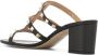 Valentino Garavani Zwarte Rockstud Kooi Sandalen Black Dames - Thumbnail 3