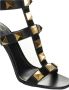 Valentino Garavani Zwarte Romeinse Stud Leren Sandalen Black Dames - Thumbnail 3