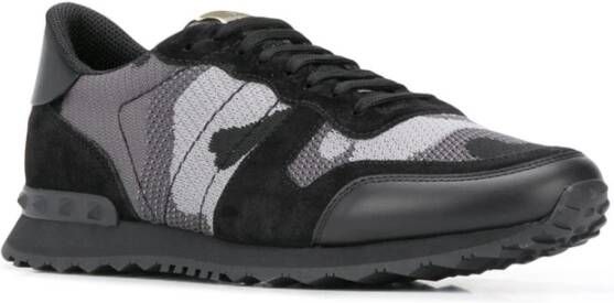 Valentino Garavani Zwarte Sneakers met Logo Black Heren