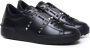 Valentino Garavani Zwarte Sneakers met Studs uit Italië Black Dames - Thumbnail 2