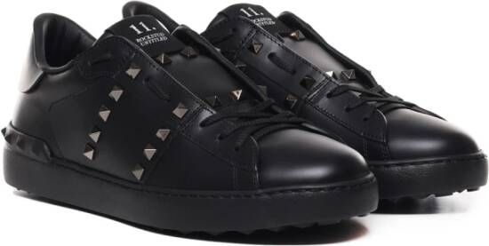 Valentino Garavani Zwarte Sneakers voor Mannen Black Heren