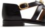 Valentino Garavani Zwarte VLogo Sandalen met Parel Detail Black Dames - Thumbnail 2