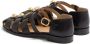 Valentino Garavani Zwarte VLogo Sandalen met Parel Detail Black Dames - Thumbnail 4