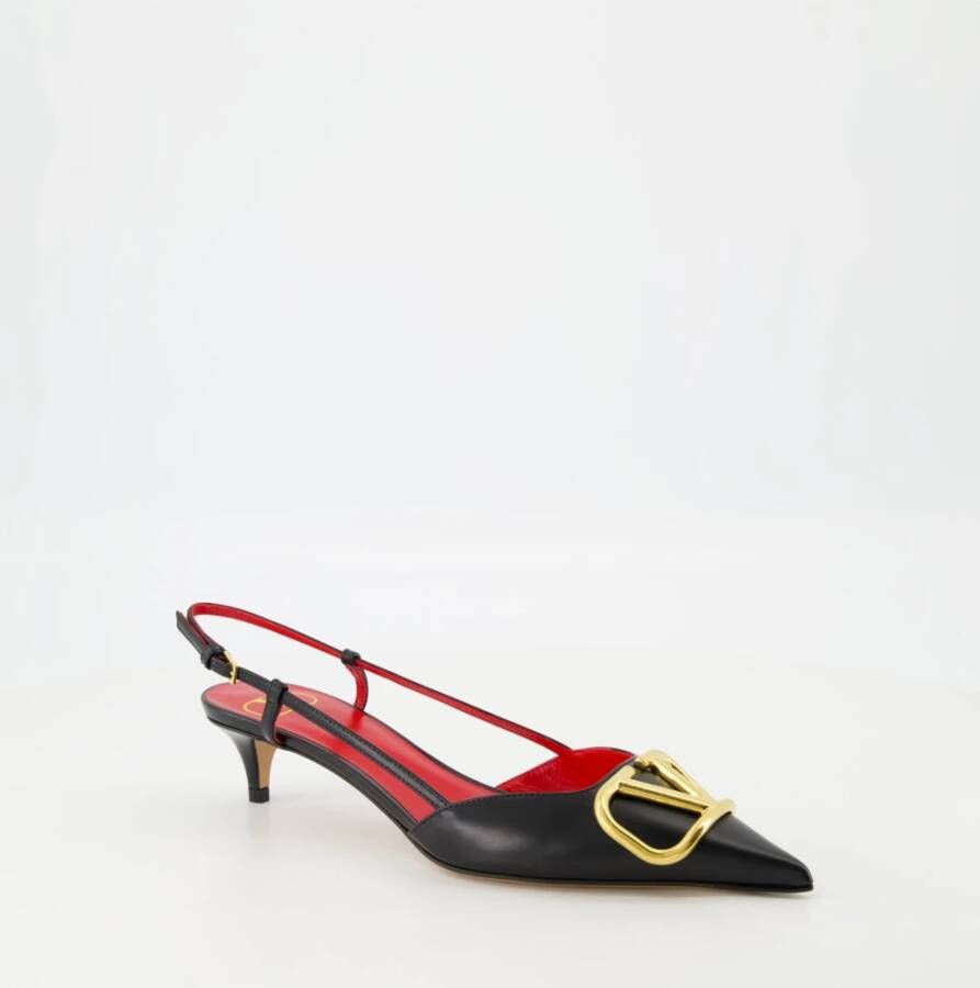 Valentino Garavani Zwarte VLogo Signature Pumps Black Dames