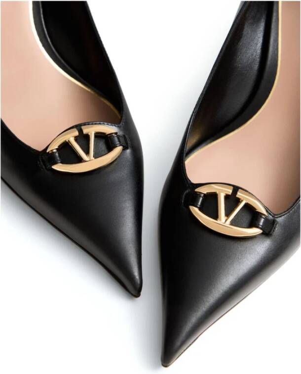 Valentino Garavani Zwarte VLogo Signature Pumps Slingback Black Dames