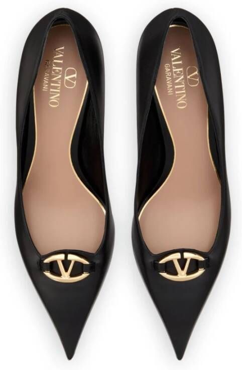 Valentino Garavani Zwarte VLogo Signature Pumps Slingback Black Dames