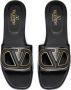 Valentino Garavani Zwarte VLogo Signature Sandalen Black Dames - Thumbnail 3