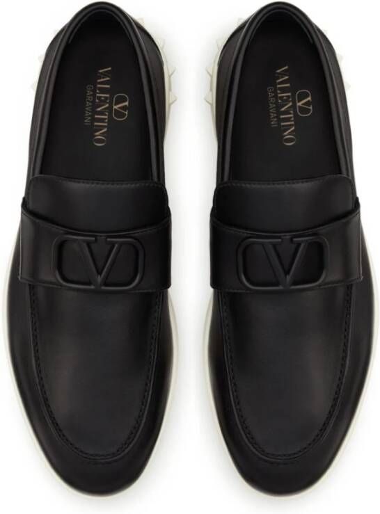 Valentino Garavani Zwarte VLogo Signature Sneakers Black Heren