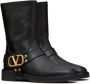 Valentino Garavani Zwarte VLogo Signature Square Toe Laarzen Black Dames - Thumbnail 2