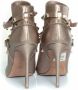 Valentino Leather boots Gray Dames - Thumbnail 5