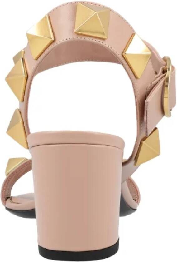 Valentino Leather sandals Beige Dames