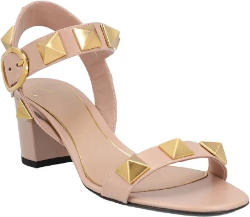 Valentino Leather sandals Beige Dames