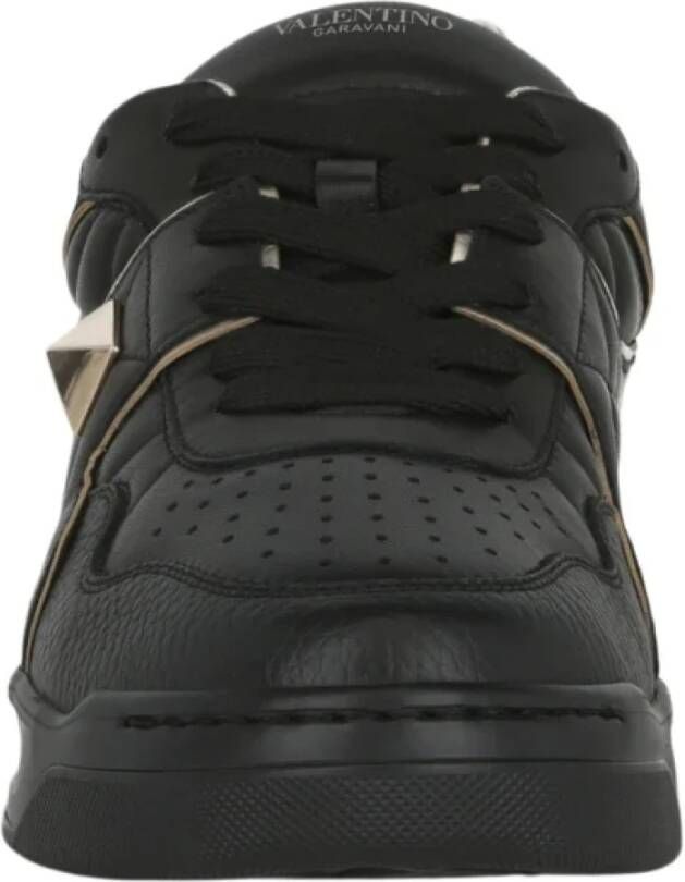 Valentino Garavani Leather sneakers Zwart Heren