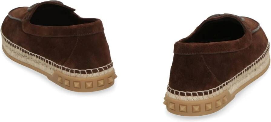 Valentino Leisure Flows eco-suede espadrilles Brown Heren