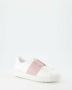 Valentino Garavani Witte Roze Leren Lage Sneakers White Dames - Thumbnail 2