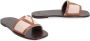 Valentino Garavani Bruine leren sandalen met VLogo-detail Brown Dames - Thumbnail 9