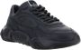 Valentino Verhoogde Elegantie Low-Top Leren Sneakers Black Heren - Thumbnail 2