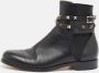 Valentino Vintage Pre-owned Leather boots Black Dames - Thumbnail 2