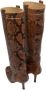 Valentino Vintage Pre-owned Leather boots Brown Dames - Thumbnail 3