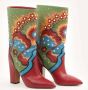 Valentino Vintage Pre-owned Leather boots Multicolor Dames - Thumbnail 3